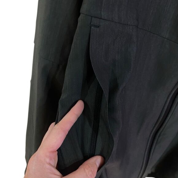 Nike Dri fit long sleeve full zip vented medium pockets black - Picture 3 of 7